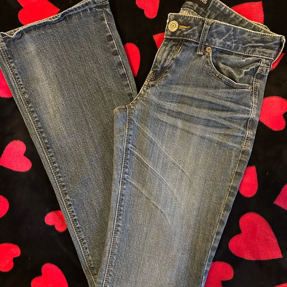 Express Women's bootcut Leg Blue Jeans